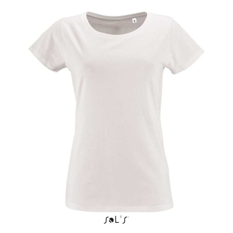 Camiseta Sols Mujer Algod n Org nico 155gr Cuello Redondo Manga Corta Camiseta Sols Mujer Algod n Org nico 155gr Cuello Redondo Manga Corta